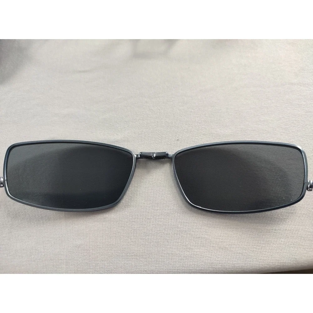 Takumi‎ TK405 Blue Optical Frames with Magnetic Sun Clip-On AS-IS Parts Only